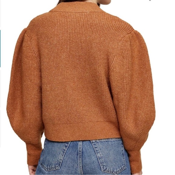 TOPSHOP Supersoft Volume Sleeve Sweater NWT - Picture 2 of 4